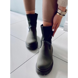 PA1 Stövlar med en flexibel Jesse Blackish Green ovandel grön 1