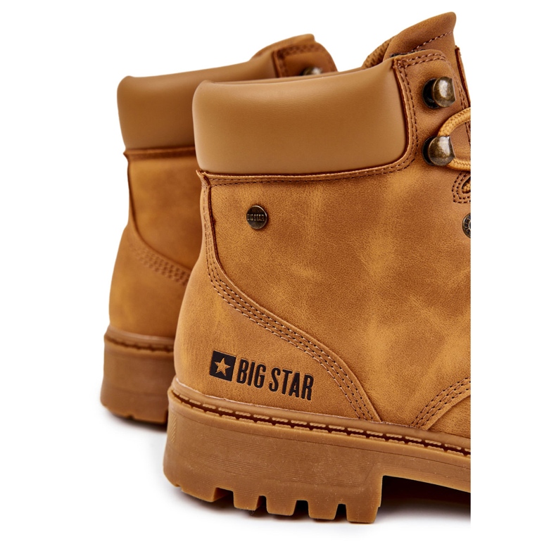 Mäns Trappers Memory Foam Big Star KK174207 Camel mångfärgad gul 1