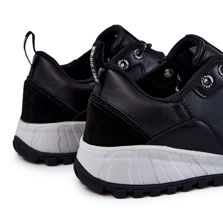 Klassiska sportskor för män Memory Foam Big Star KK174270 Svart 1