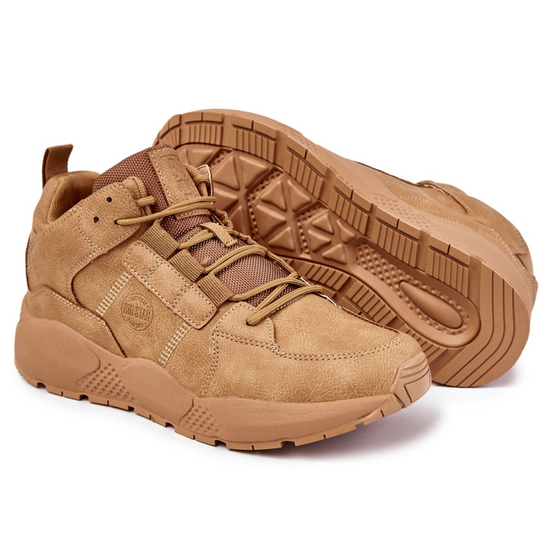 Herrsneakers Sportskor Big Star KK174248 Camel beige 1