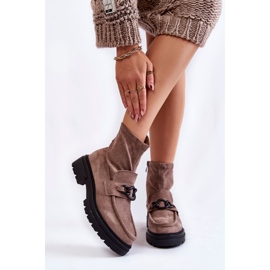 Mockaskor dam La.Fi 250042B-SU Beige 1