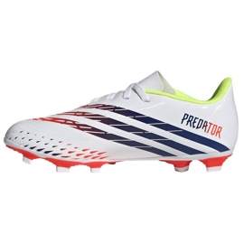 Adidas Predator Edge.4 FxG GW0968 fotbollsskor vit vit 1