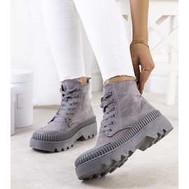 PA1 Grå Devost sneakers i ekomocka 1