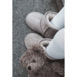 Varma snöstövlar för barn Ljusbeige Gooby 1