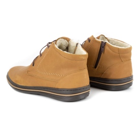 Polbut 339 röda skor för män brun orange 4