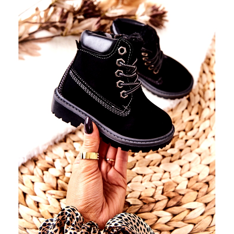 PA1 Barnfångarstövlar Svarta Milos H-50A / C 3