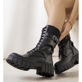 Station svarta damvandringskängor 1