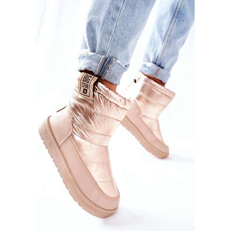 Snöskor för kvinnor Big Star II274121 Beige 4