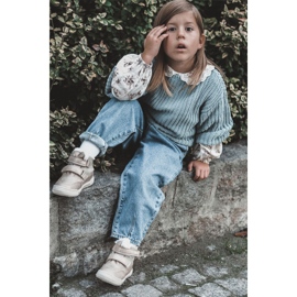 Varmstövlar för barn med kardborre Big Star KK374189 Beige-Guld brun 1