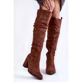 PL4 Mocka Over The Knee Boots La.Fi 270065FX-SU Brun 1