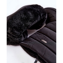 Black Warm Wedge Snow Boots Calena svart 2