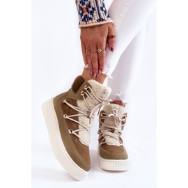 PL4 Snöskor för kvinnor La.Fi 280072KH-QN Brun-Grön 1