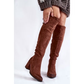 PL4 Dammocka Over The Knee Boots La.Fi 270056FX-SU Mörkbrun 1