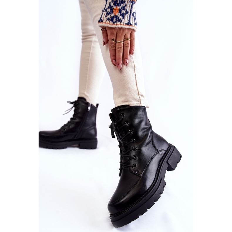 Lädervarma stövlar La.Fi 250009B-QN Svart 2