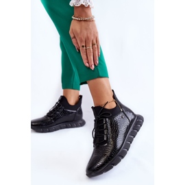 Vinceza Lätt Slip-on Sneakers dam Svart Soroco 2