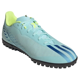Adidas X Speedportal.4 Tf M GW8508 fotbollsskor blå blå 3