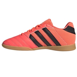 Adidas Super Sala In Jr GW1700 fotbollsskor röd apelsiner och röda 1