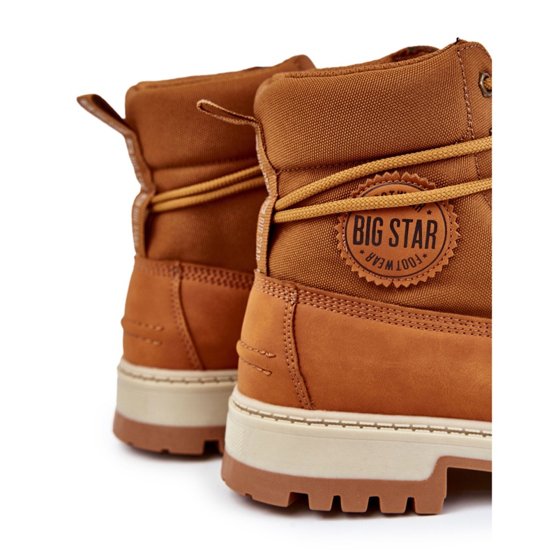 Mäns Trappers Memory Foam Big Star KK174203 Camel brun 1