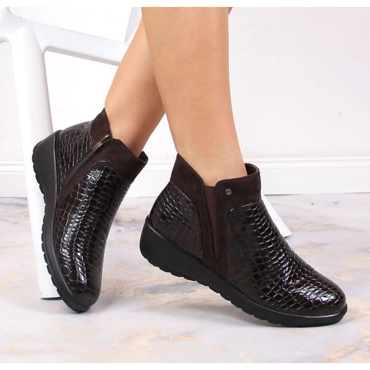 Stövlar med isolerad virkad T.Sokolski W SCA176B brun 1