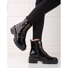 Goodin Moderiktiga fångar med dekorativa dragkedjor svart 2