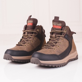 SHELOVET Bruna höga stövlar för män 2