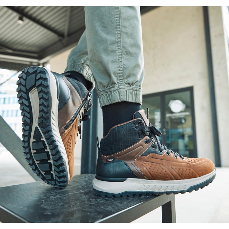 Bruna herrskor Rieker U0161-42 1