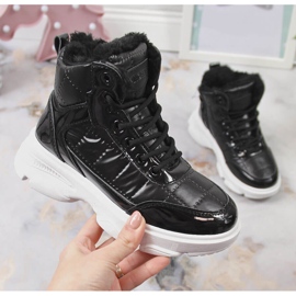 Damsportskor, metallic, isolerad svart Vinceza 1