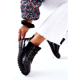 Lackerade skor Sergio Leone PB210 Svart 1