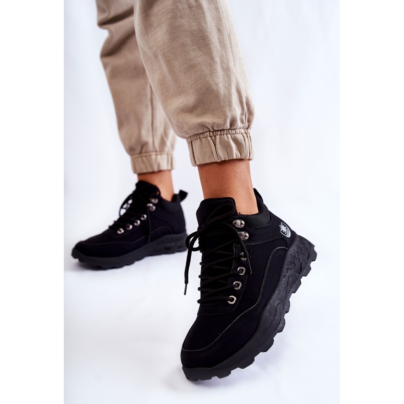 Dam Otto Black Warm Trekking Shoes Trappers svart 1