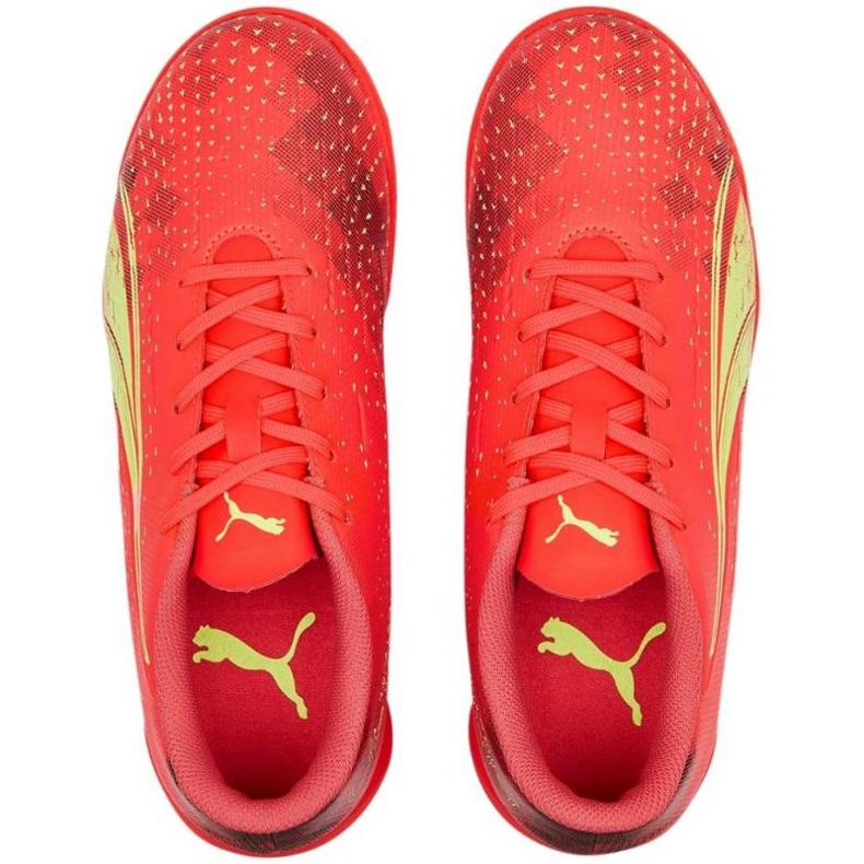 Puma Ultra Play It Jr 106927 03 fotbollsskor röd apelsiner och röda 1