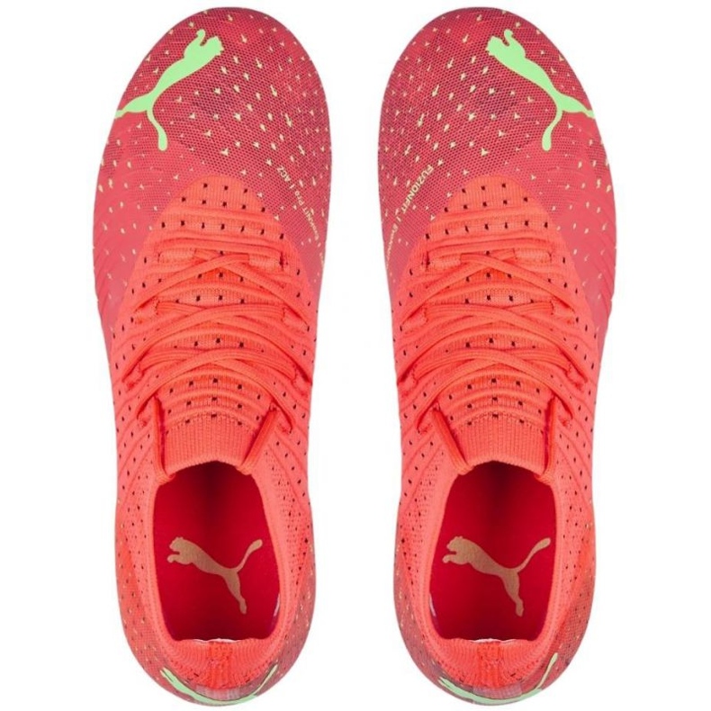 Puma Future 3.4 FG / AG Jr 107010 03 fotbollsskor orange apelsiner och röda 1