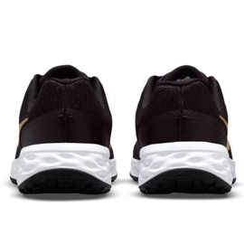 Nike Revolution 6 Jr DD1096 002 löparskor svart gyllene 3