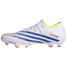 Adidas Predator Edge.3 L Fg M GW0995 fotbollsskor vit vit 1