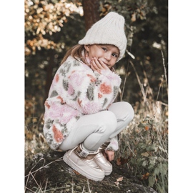 Snöskor för barn Big Star KK374221 Beżowo-Złote beige 1