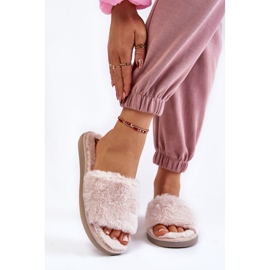 Home Tofflor Tofflor Med Päls Inblu EK-05-011 Beige 1