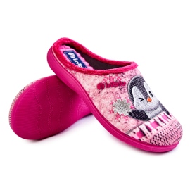 Hemtofflor för kvinnor Penguins Inblu EC-81-023 Rosa 1