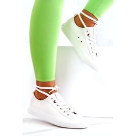 Low Leather Sneakers Big Star JJ274007 Vit 2