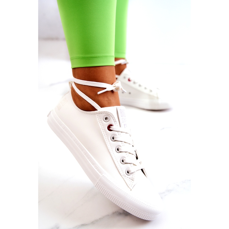 Low Leather Sneakers Big Star JJ274007 Vit 1