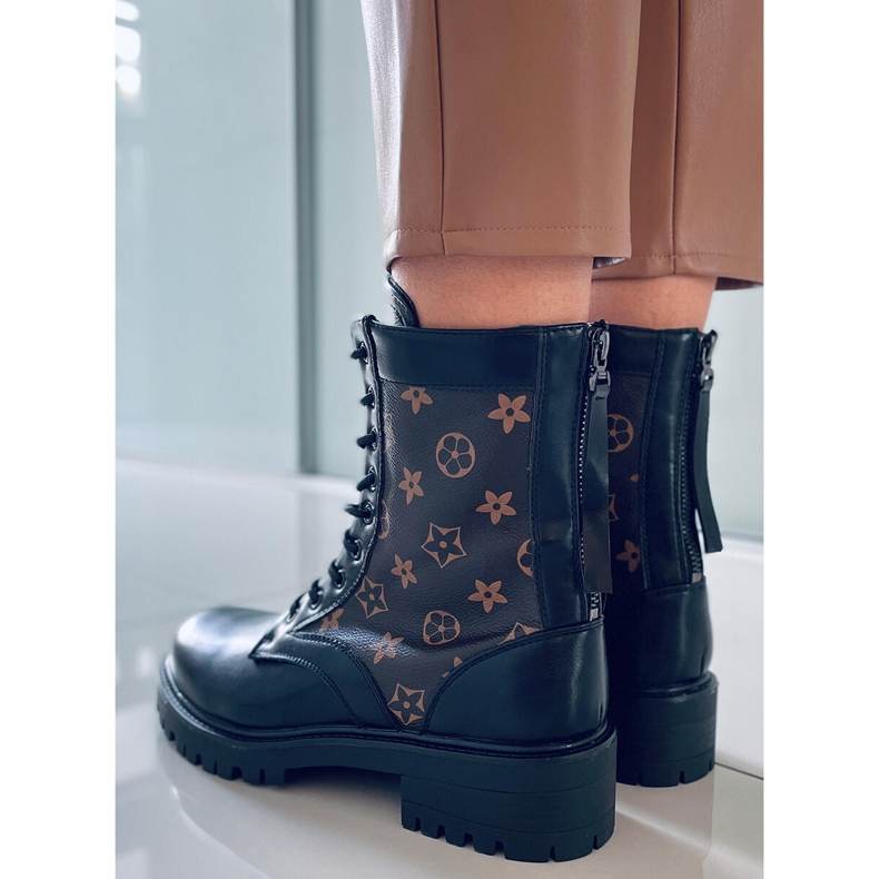 BM Voice Svarta arbetsstövlar för kvinnor brun 1