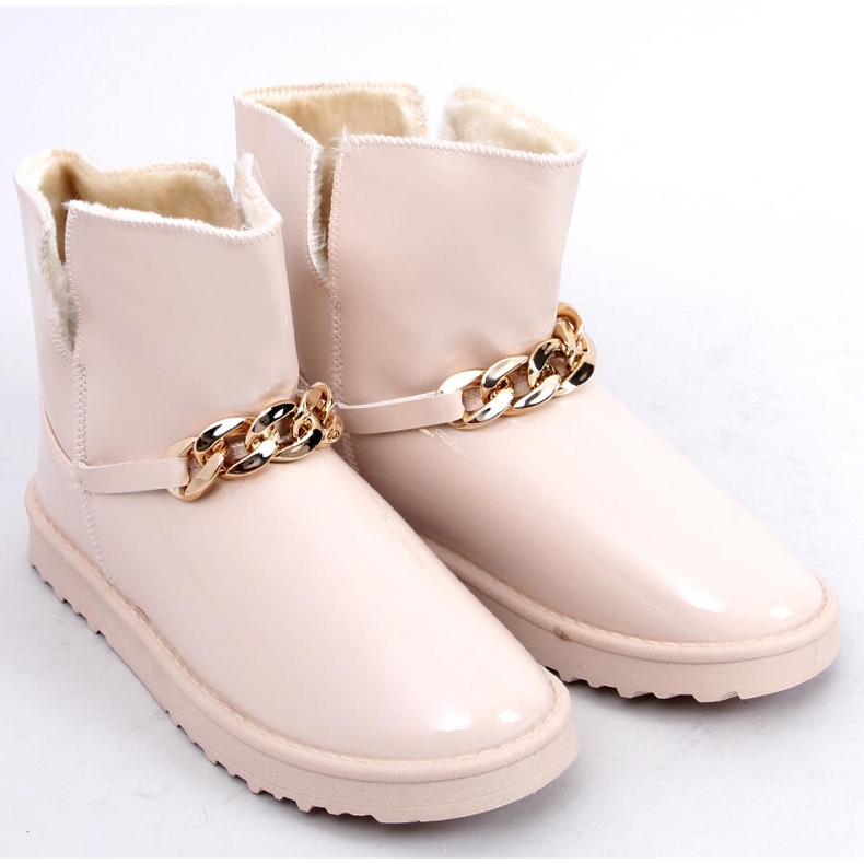 BM Lackade emuser Ollie Beige 1