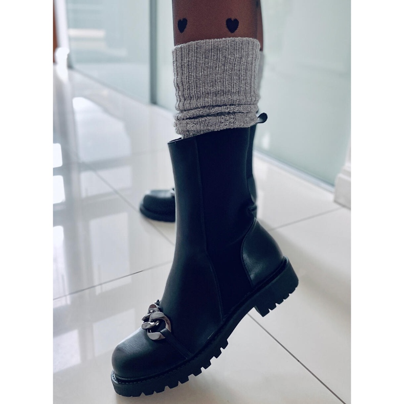 BM Damstövlar med en flexibel Corrin Black ovandel svart 1