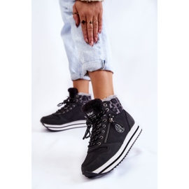 Svarta varma stövlar för kvinnor Lee Cooper LCJ-22-31-1448 2