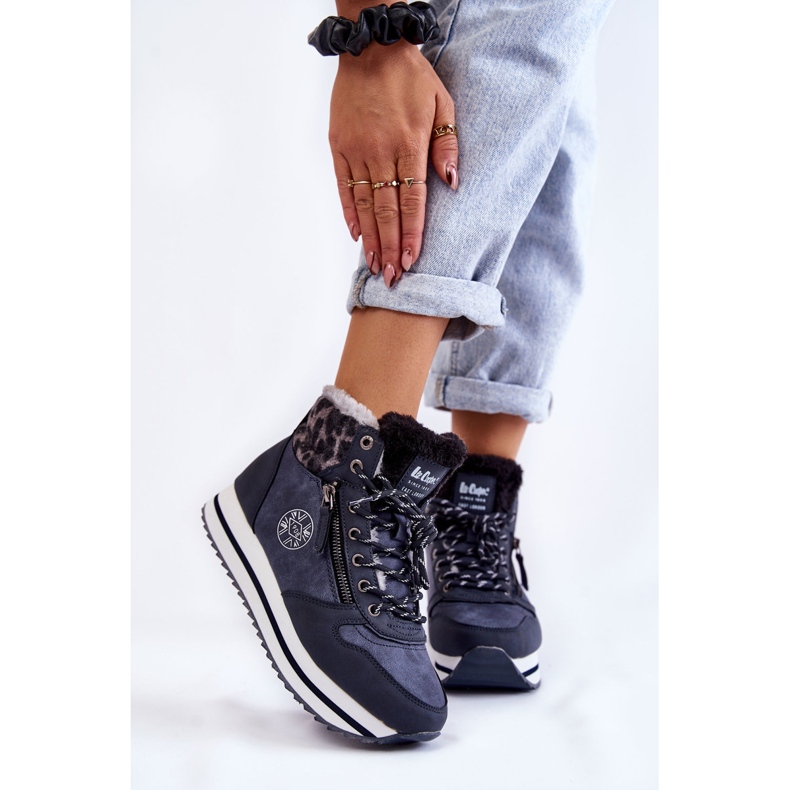 Varma stövlar för kvinnor Lee Cooper LCJ-22-31-1450 Marinblå 1