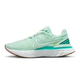 Nike React Infinity Run Flyknit 3 DD3024-301 skor grön 1