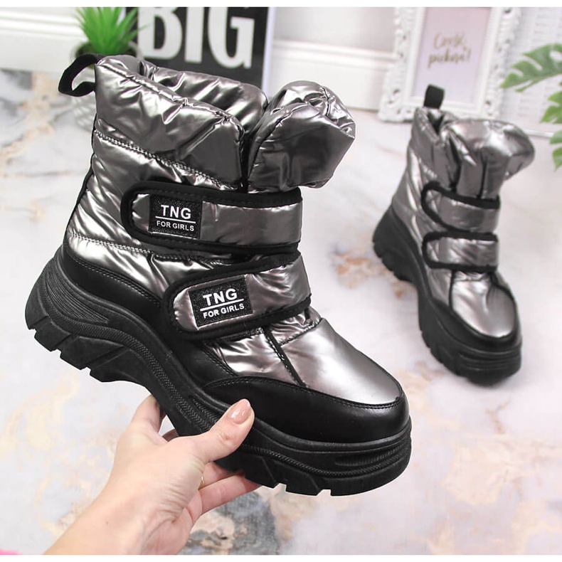 Potocki ungdomssnöskor i kardborretenn silver- 1