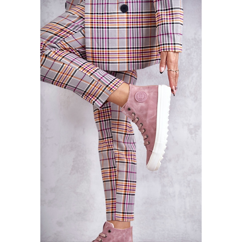 Dam Sneakers Big Star High Warm Pink EE274113 rosa 2