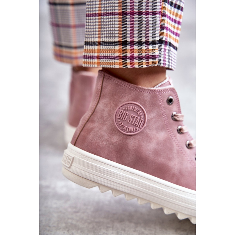 Dam Sneakers Big Star High Warm Pink EE274113 rosa 1