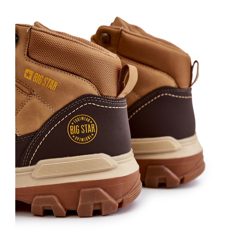 Mäns Trappers Memory Foam Big Star KK174119 Camel brun 1