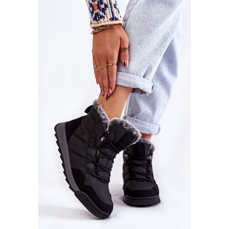 Damisolerade snöstövlar Cross Jeans KK2R4016C Svart 1