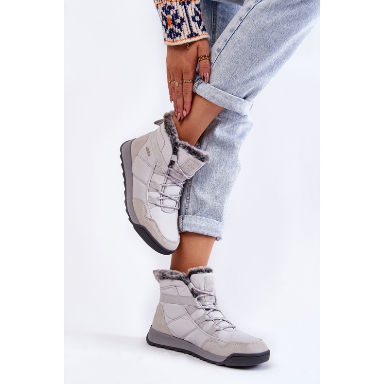 Isolerade snöstövlar för kvinnor Cross Jeans KK2R4015C Grå 2